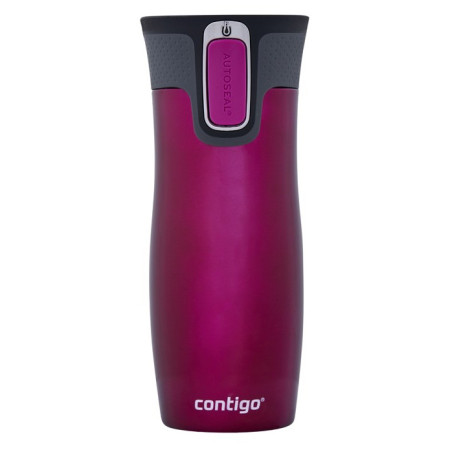 Термокружка Contigo West Loop 470ml рожевий/чорний raspberry