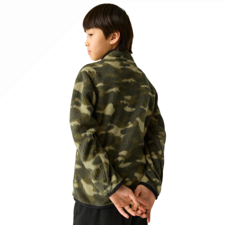 Дитяча функціональна толстовка Regatta Junior Frankie Warm Fleece Bark Green Camo
