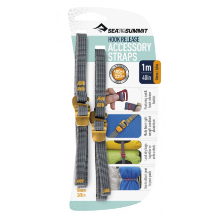 Компресійні стропи з гачком Sea to Summit Стяжний ремінь з гачком 1m x 10mm