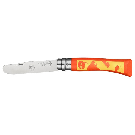 Nůž Opinel VR No.07 My first Opinel Animals oranžová Lion