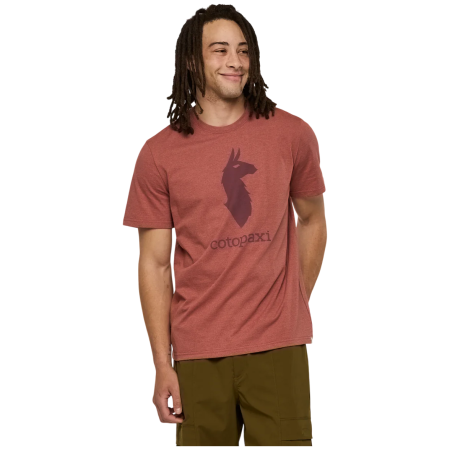 Чоловіча футболка Cotopaxi M'S Cotopaxi Llama T-Shirt коричневий Nutmeg