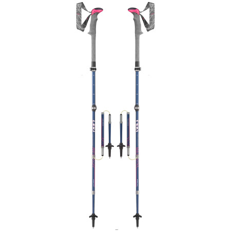 Трекінгові палиці Leki Micro Vario Carbon Lady синій DeepblueWhiteBerry