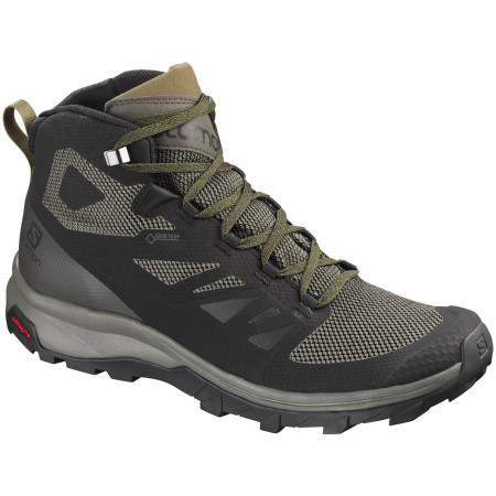 Pánská obuv Salomon Outline Mid GTX® černá Black/beluga/capers