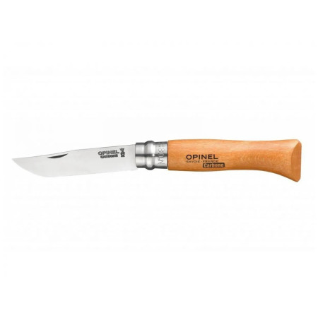 Складаний ніж Opinel N°08 Carbon Viroblock, blister природний