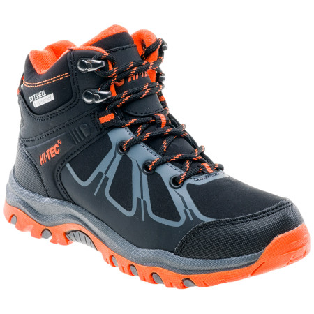 Дитячі черевики Hi-Tec Nero Mid WP Jr чорний Black/DarkGrey/Orange
