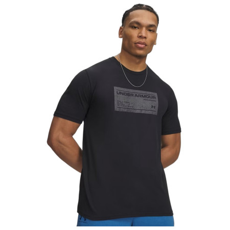 Чоловіча футболка Under Armour UA M Box WM Label SS чорний Black