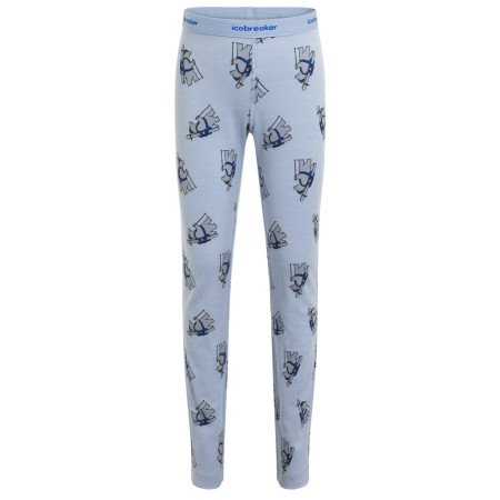 Дитяча функціональна спідня білизна Icebreaker Kids M 200 Oasis Leggings Bear Tour AOP блакитний Zinc Blue/Aop