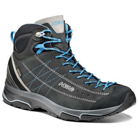 Dámské boty Asolo Nucleon Mid GV ML šedá/modrá graphite/silver/cyan blue/A772