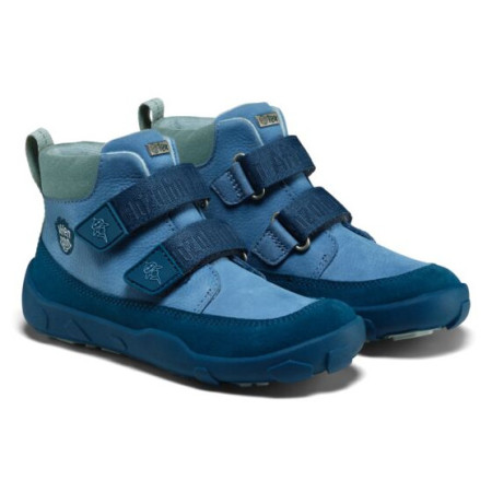Dětské barefoot boty Affenzahn Low Boot Leather Friendy Shark синій Shark