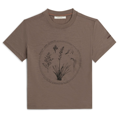 Жіноча футболка Icebreaker Merino 150 Tech Lite SS Crop Tee Seed Story