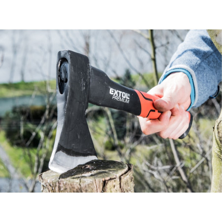 Сокира Extol ручка зі скловолокна, 600 г