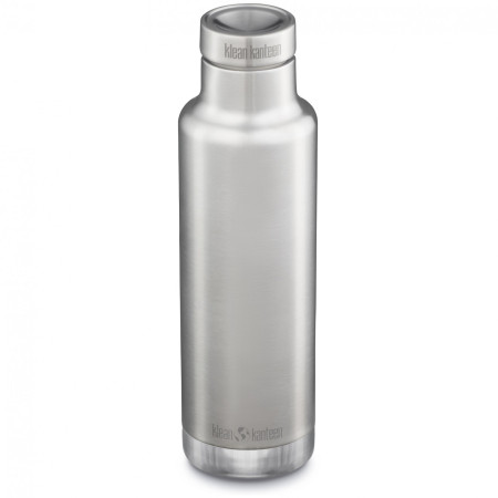 Термопляжка з нержавіючої сталі Klean Kanteen Insulated Classic Narrow 25oz (w/Pour Through Cap) срібний