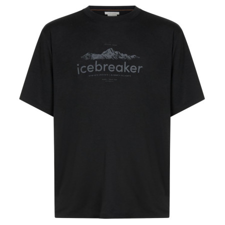 Чоловіча функціональна футболка Icebreaker Men M 150 Tech Lite SS Rlxd T ibHeritage чорний Black