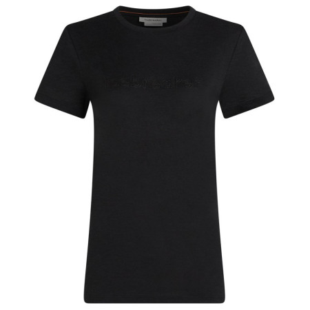 Жіноча функціональна футболка Icebreaker Women M 150 Tech Lite SS Tee IBStitchlin чорний Black