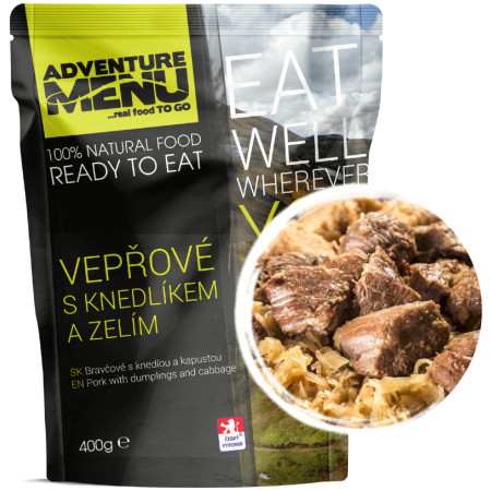 Готова їжа Adventure Menu Свинина з галушками та капустою 400 г