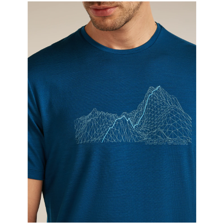 Чоловіча функціональна футболка Icebreaker Merino Blend 125 Cool-Lite™ Sphere SS Tee Beta