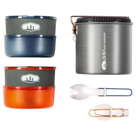 Набір посуду GSI Outdoors Halulite Dualist