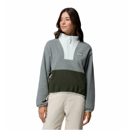 Жіноча толстовка Columbia Sequoia Grove™ Ii Half Zip Fleece сірий Sedona Sage, Greenscape, Tea Light