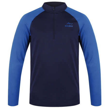 Чоловіча функціональна футболка Husky Tromi zip M темно-синій dark blue