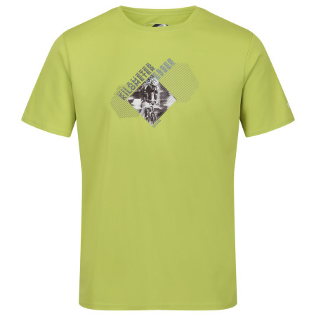 Чоловіча футболка Regatta Fingal Slogan II зелений