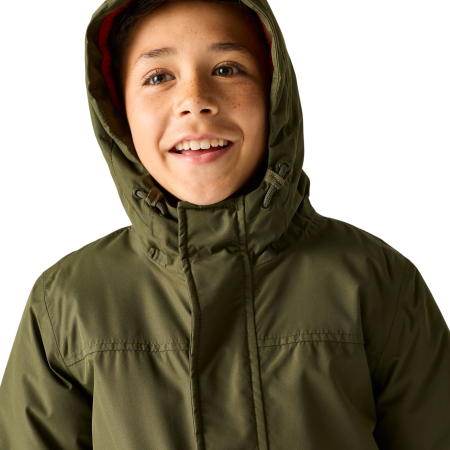 Дитяча зимова куртка Regatta Hillain Warm Lined Dark Khaki