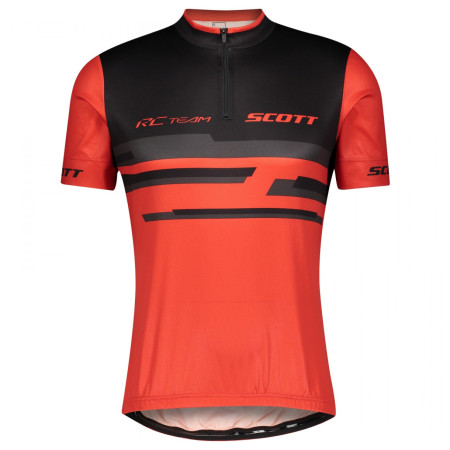 Чоловіча велофутболка Scott M's RC Team 20 s/sl червоний FireRed/DarkGray