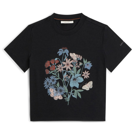 Жіноча футболка Icebreaker Merino 150 Tech Lite SS Crop Tee NZ Flora