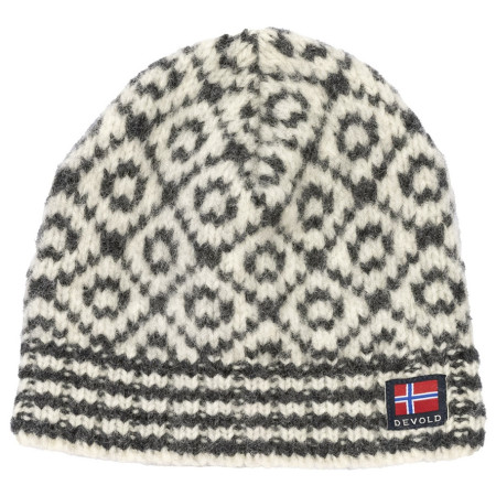 Зимова шапка Devold Svalbard Wool Beanie білий/чорний OFFWHITE/ANTHRACITE
