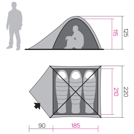 Намет Hannah Tycoon 3