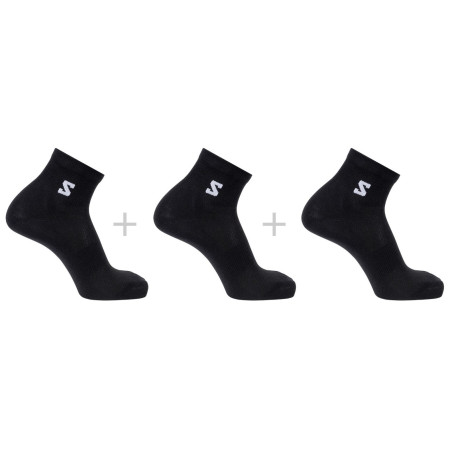 Шкарпетки Salomon Everyday Lite Quarter 3-Pack чорний Black