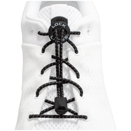 Шнурки для взуття Lock Laces Original чорний Black
