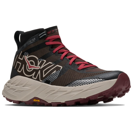 Чоловіче взуття Hoka Speedgoat 7 Hike GTX чорний/червоний Spiced Chocolate / River Rock Grey