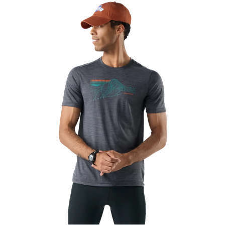 Чоловіча функціональна футболка Smartwool Men's Alpine Trace Active Short Sleeve G