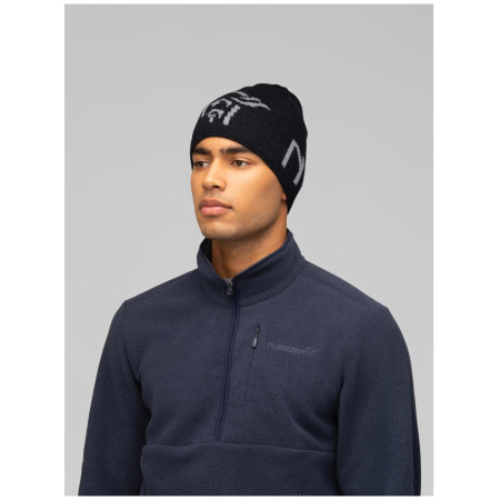 Шапка Norrona 29 mid merinoUll logo Beanie