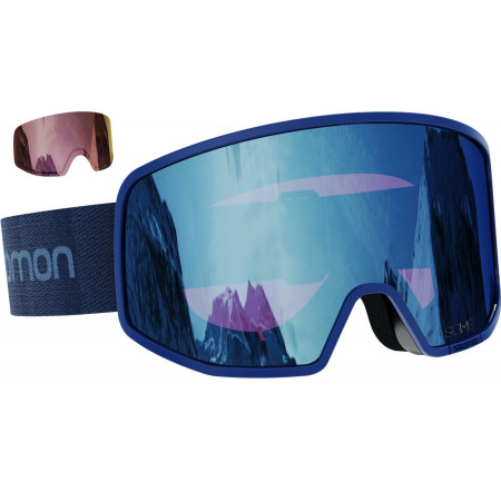 Лижна маска Salomon Lo Fi Sigma (blue)