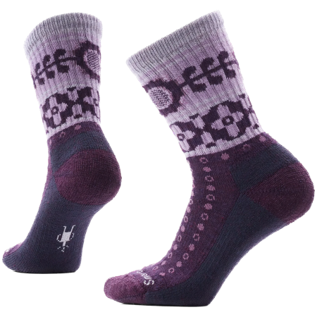 Шкарпетки Smartwool Women's Everyday Cozy Retro Sunflower Cr фіолетовий