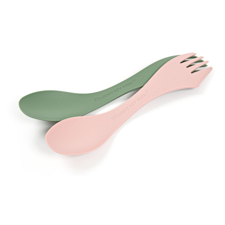 Příbor Light My Fire Spork Medium BIO 2-pack růžová/zelená sandygreen/dustypink