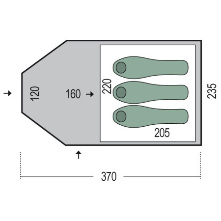 Намет Pinguin Campus 3