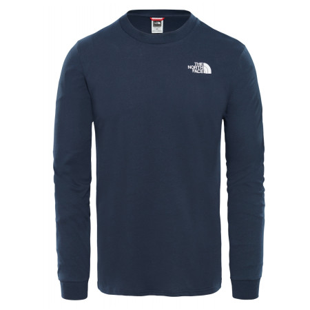 Чоловіча футболка The North Face Simple Dome Tee Long Sleeve темно-синій