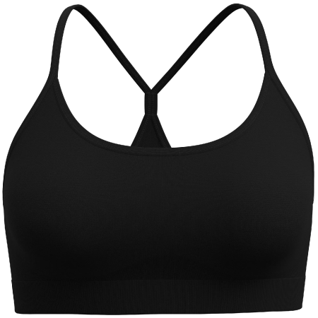 Спортивний бюстгальтер Smartwool Merino Blend Bralette чорний BLACK