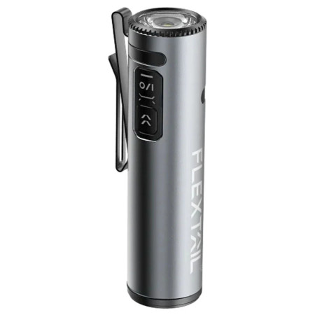 Світлодіодний ліхтарик Flextail ZERO Flashlight 1200 срібний Silver