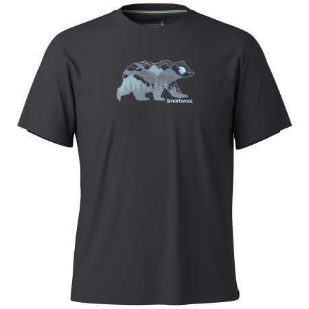 Футболка Smartwool Bear View Short Sleeve Graphic Tee чорний BLACK