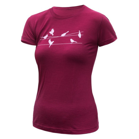 Жіноча функціональна футболка Sensor Merino Active Songbirds