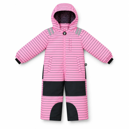 Дитячий комбінезон DucKsday Junior Snowsuit рожевий Pink/Green
