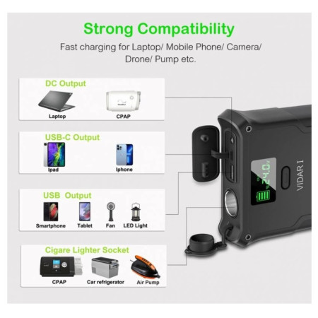 Туристичний павербанк Viking Technology Vidar I