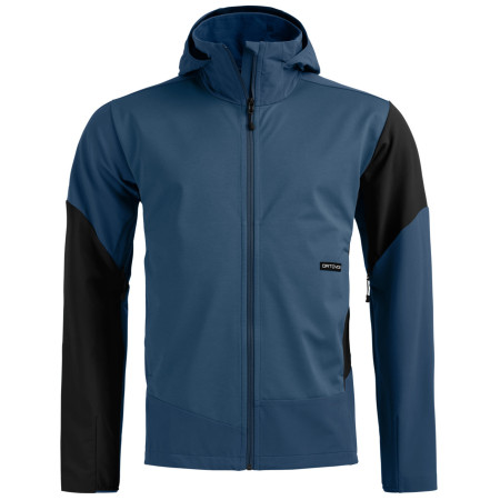 Чоловіча софтшелова куртка Ortovox Ortler Softshell Plus Jacket синій Blue Nunatak