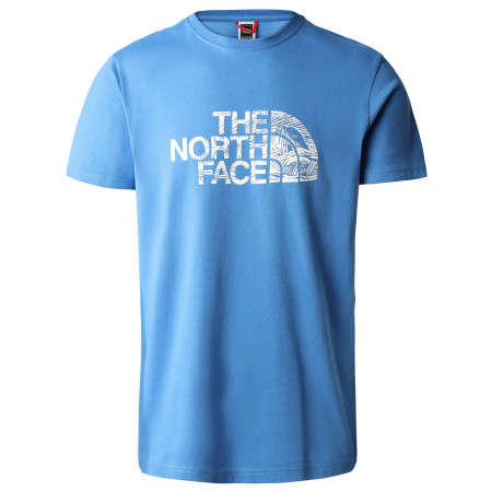 Чоловіча футболка The North Face S/S Woodcut Dome Tee синій