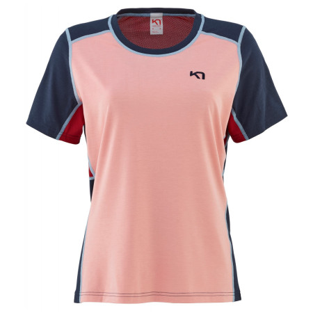 Жіноча футболка Kari Traa Sanne Hiking Tee рожевий/синій