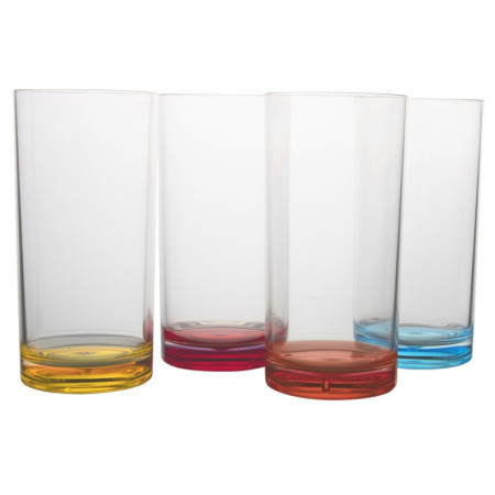 Набір бокалів Gimex Longdrink Rainbow 4 pcs