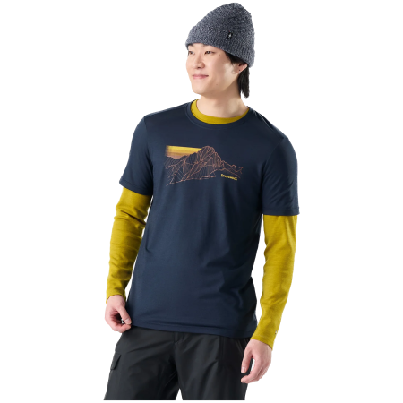 Чоловіча функціональна футболка Smartwool Men's Alpine Trace Active Short Sleeve G